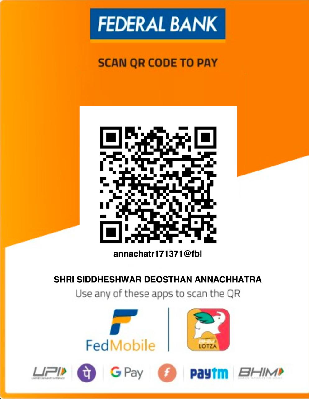 Donation QR Code Standee